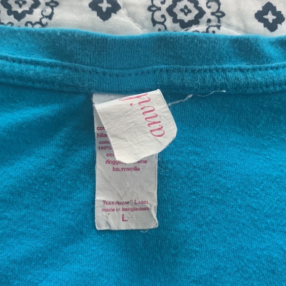 Turquoise short sleeve TShirt - Picture 4 of 4